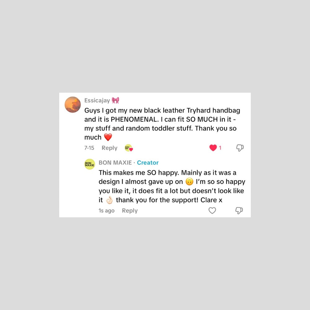 Tryhard Crossbody Bag in pebbled leather -- Tan