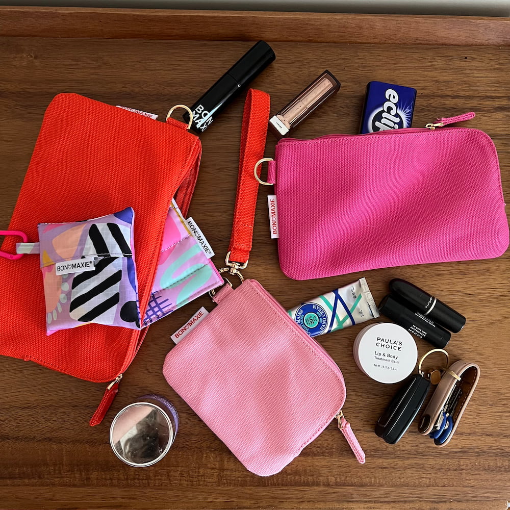 Bag Buddies Organiser Pouch Set - Pink Ombre Handy Pouches + Cases