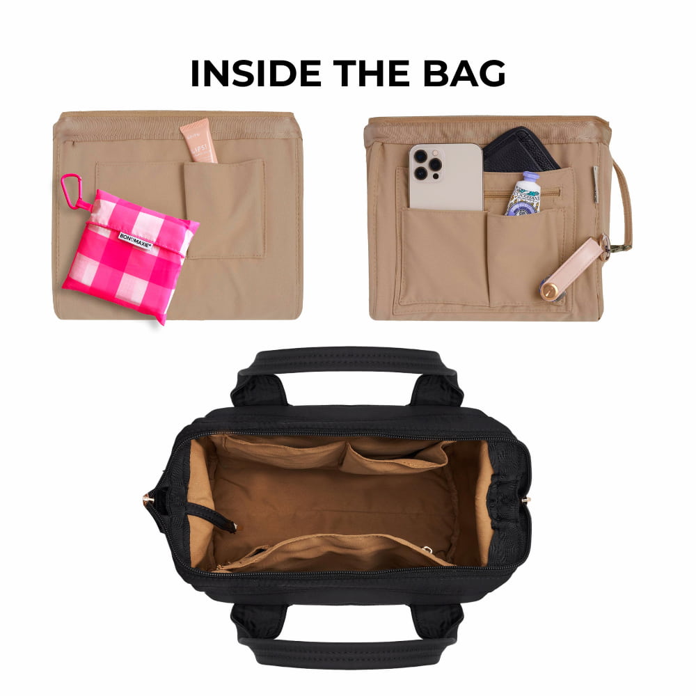 Go! Crossbody Bag - Black Bags Gold
