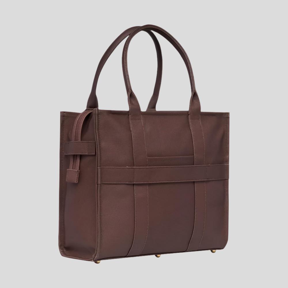Large Bon Vivant Structured Tote Bag - Chocolate Bags