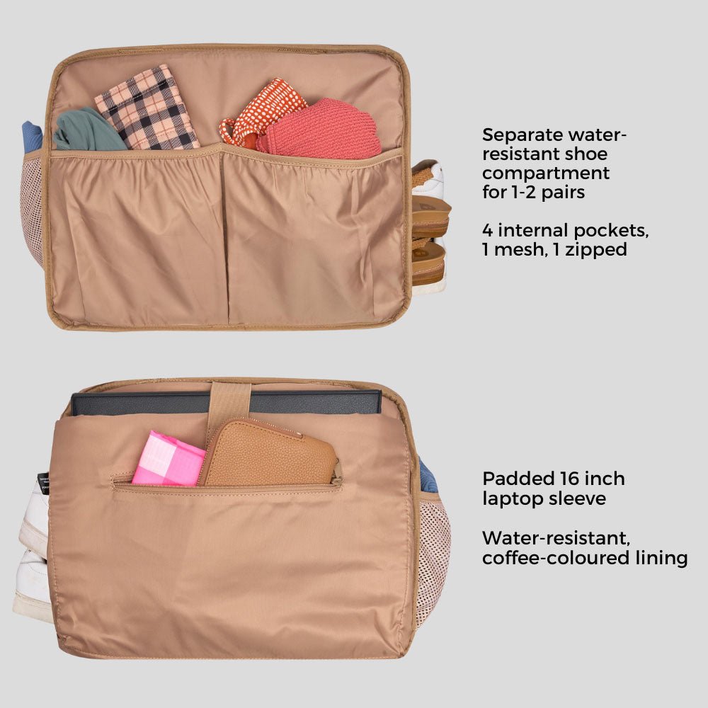 Everyday Puffy Duffel Bag - Tan Bags