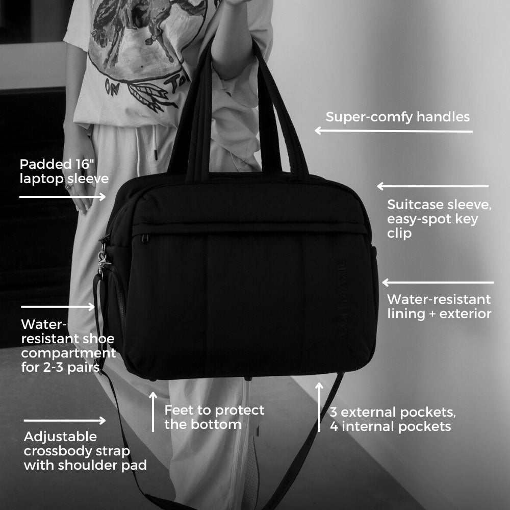 Weekender Puffy Duffel Bag - Leopard Bags