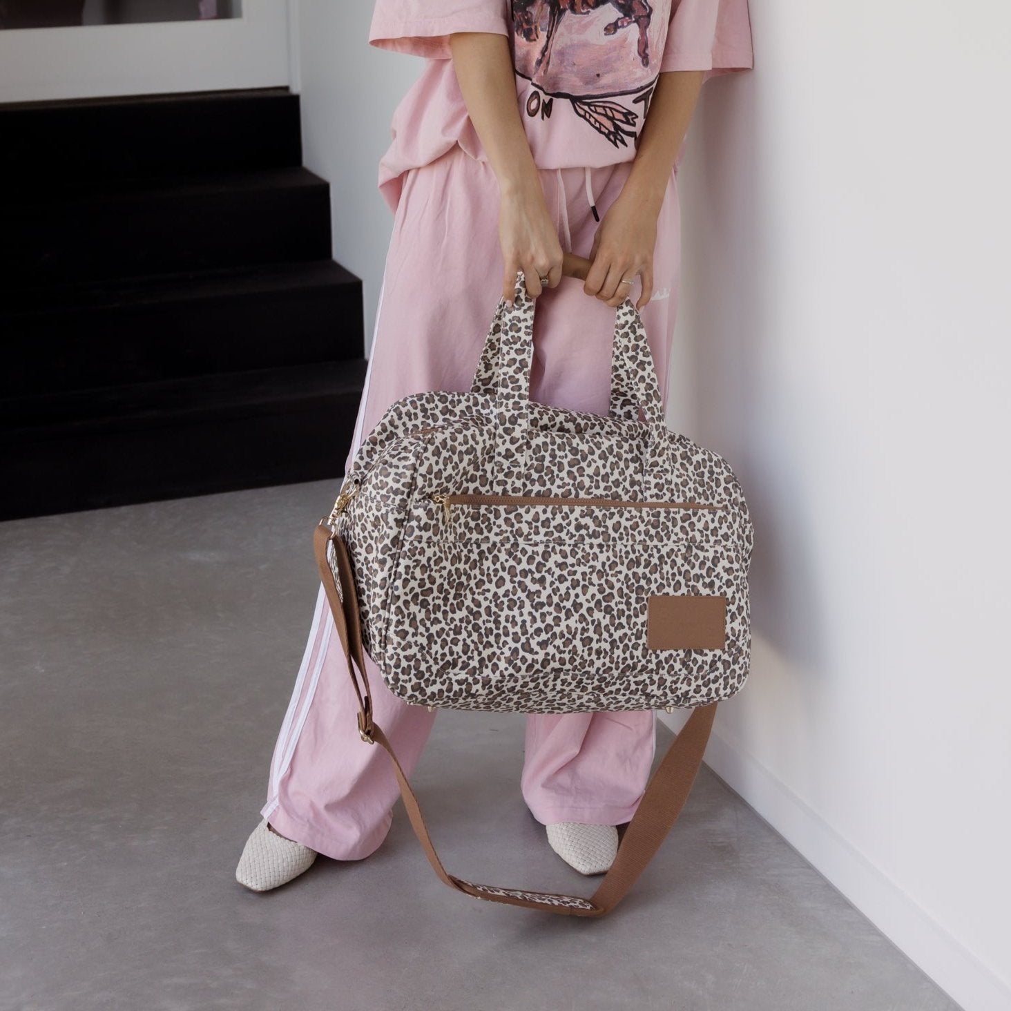 Bon Voyage Weekender Bag - Leopard Weekender Bag