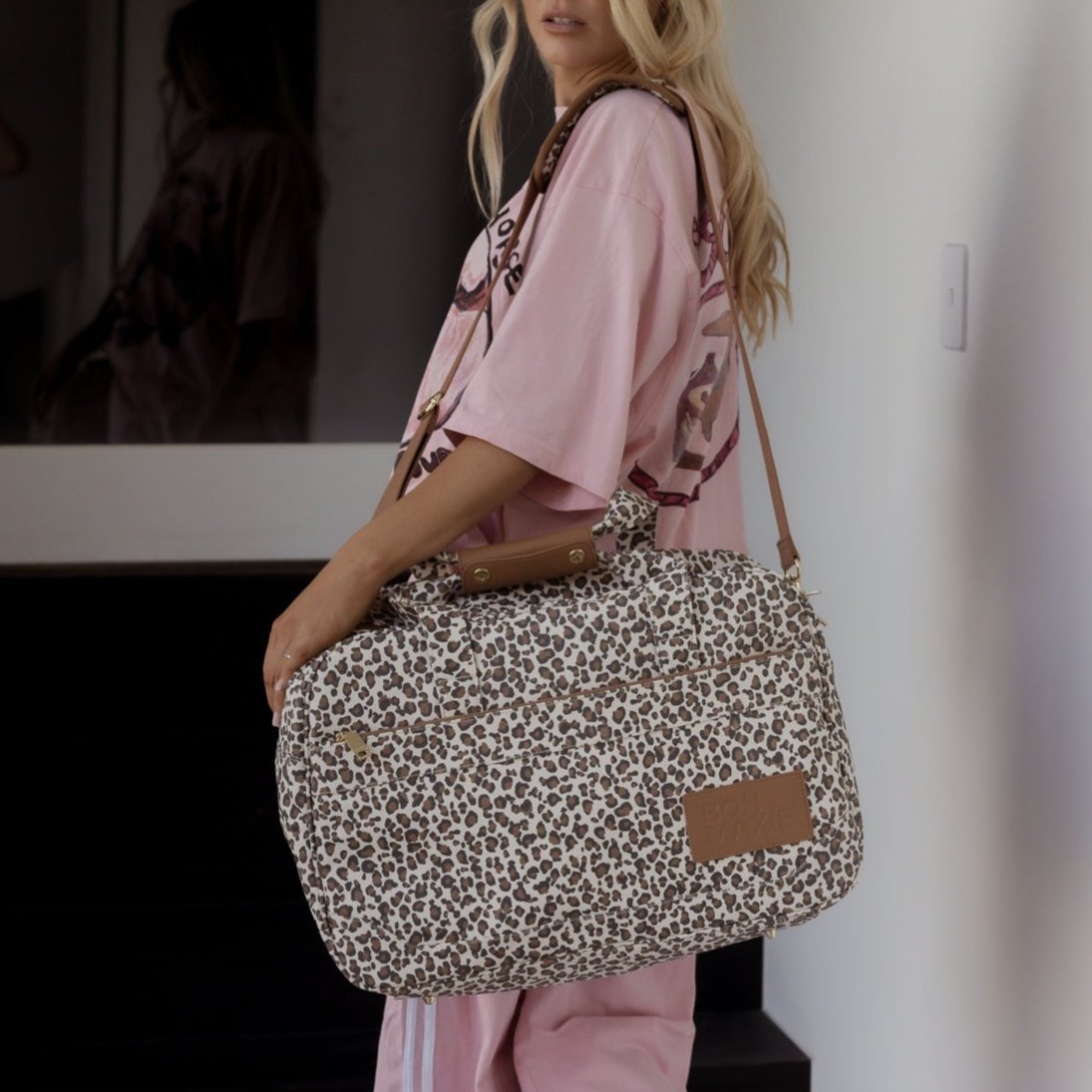 Bon Voyage Weekender Bag - Leopard Weekender Bag