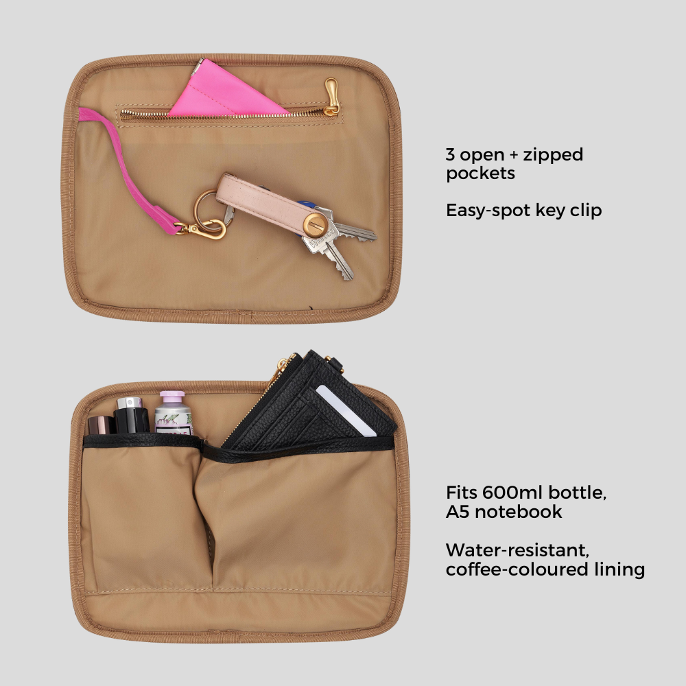 Sidekick™ Crossbody Bag in full-grain pebbled leather -- Tan