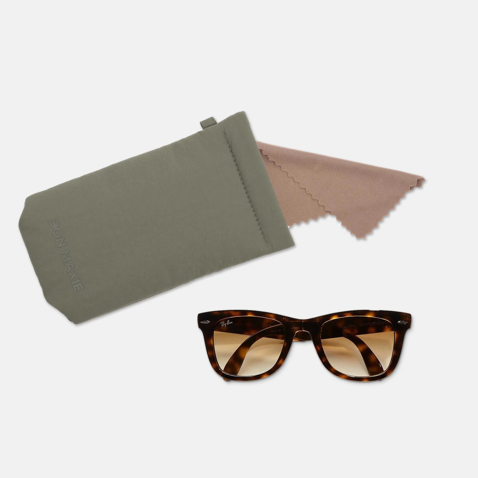 Load video: Easy-Squeezy Glasses Case - Tan Tartan