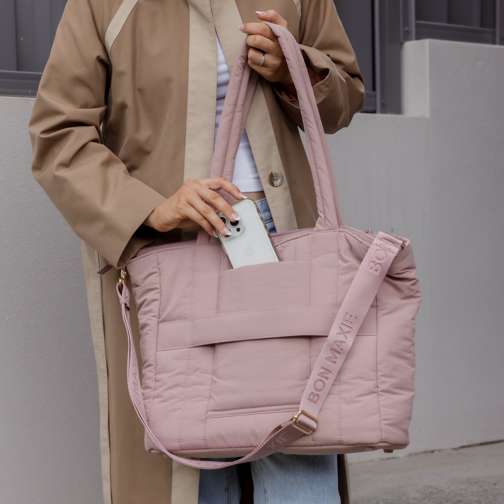 Everyday Tote Bag -- Milk Tea