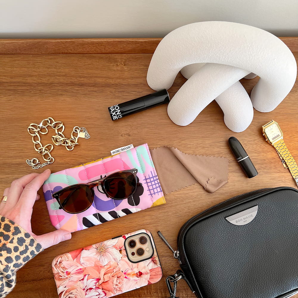 Easy - Squeezy Glasses Case - Eye Love Purple Glasses Case