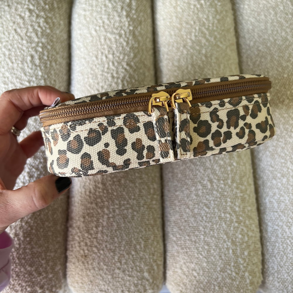 Handy Handle Case - Tan Leopard Handy Pouches + Cases