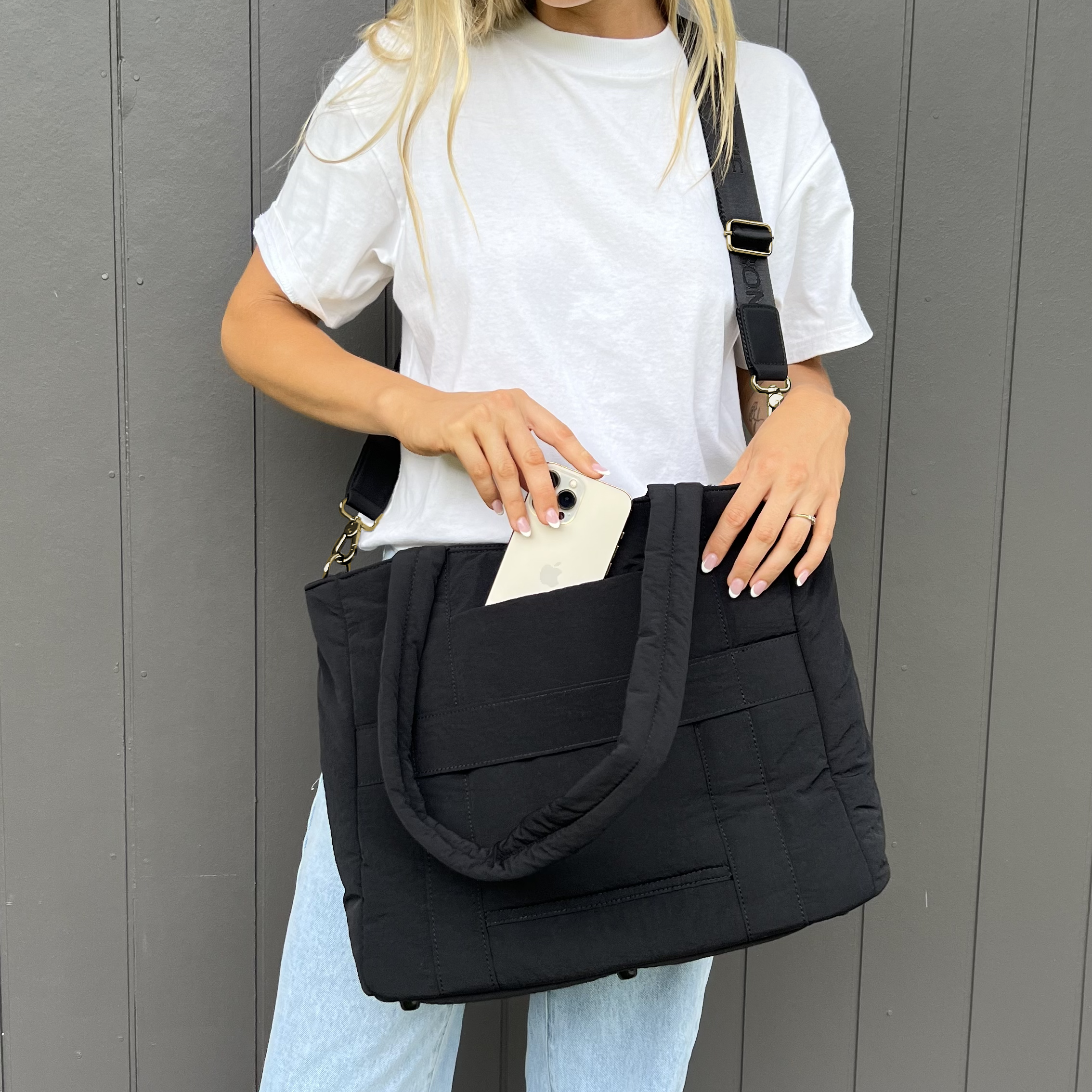 Everyday Tote Bag -- Black