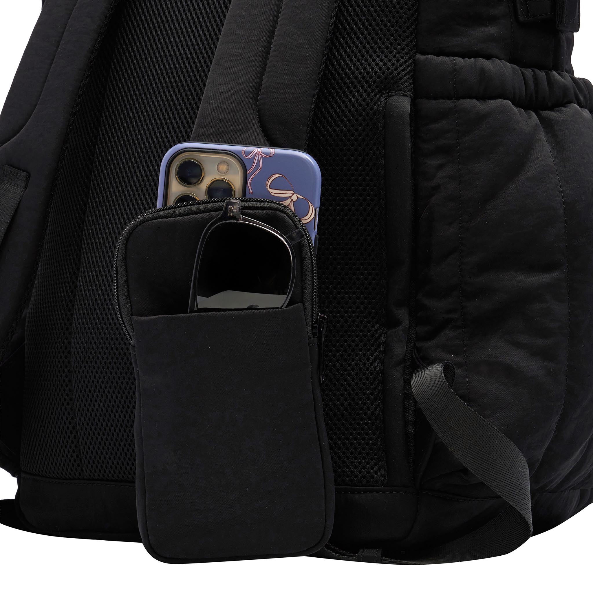 Cloudpack™ Backpack + Phone Pouch/Wet Bag  -- Black