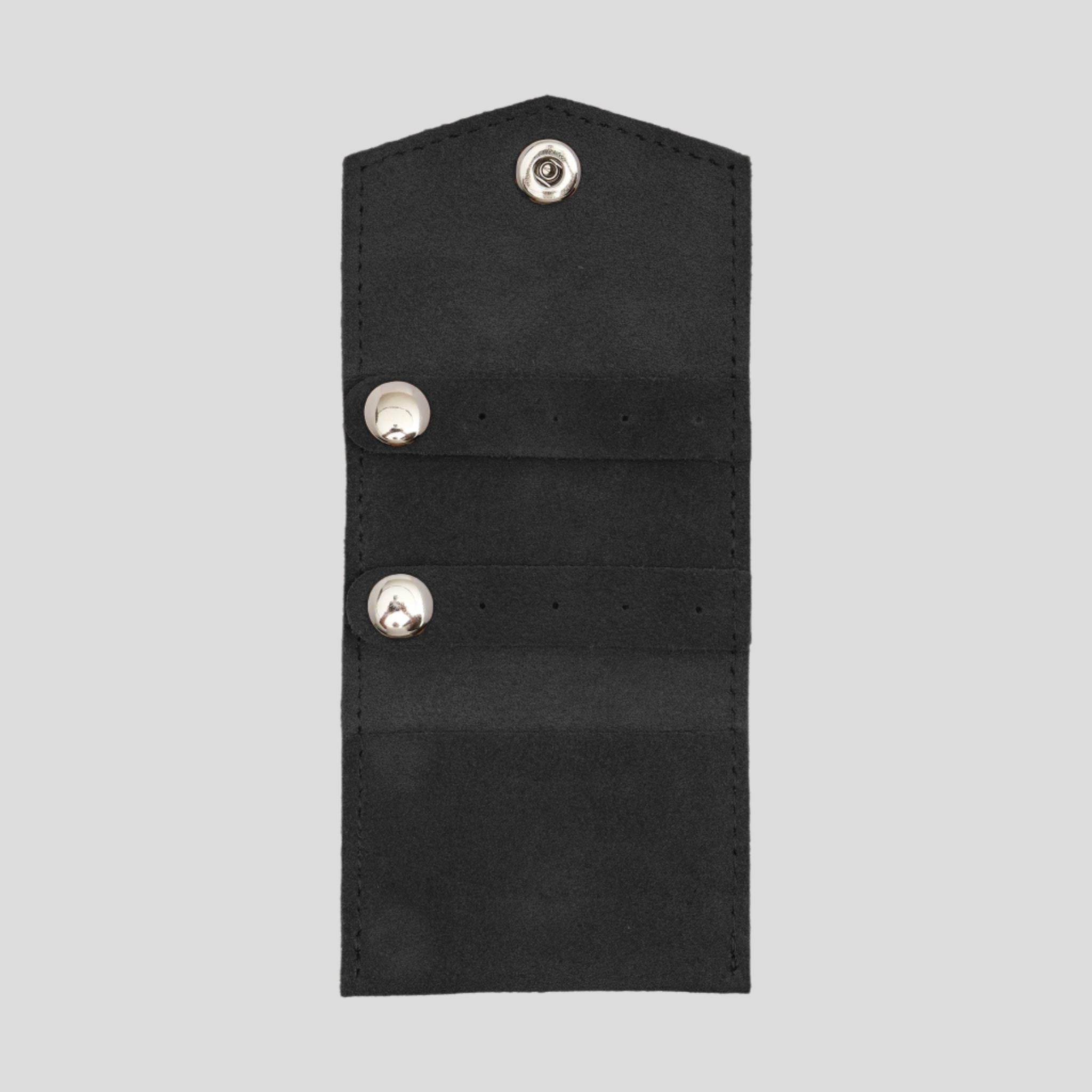 Mini Jewellery Case in microsuede -- Black