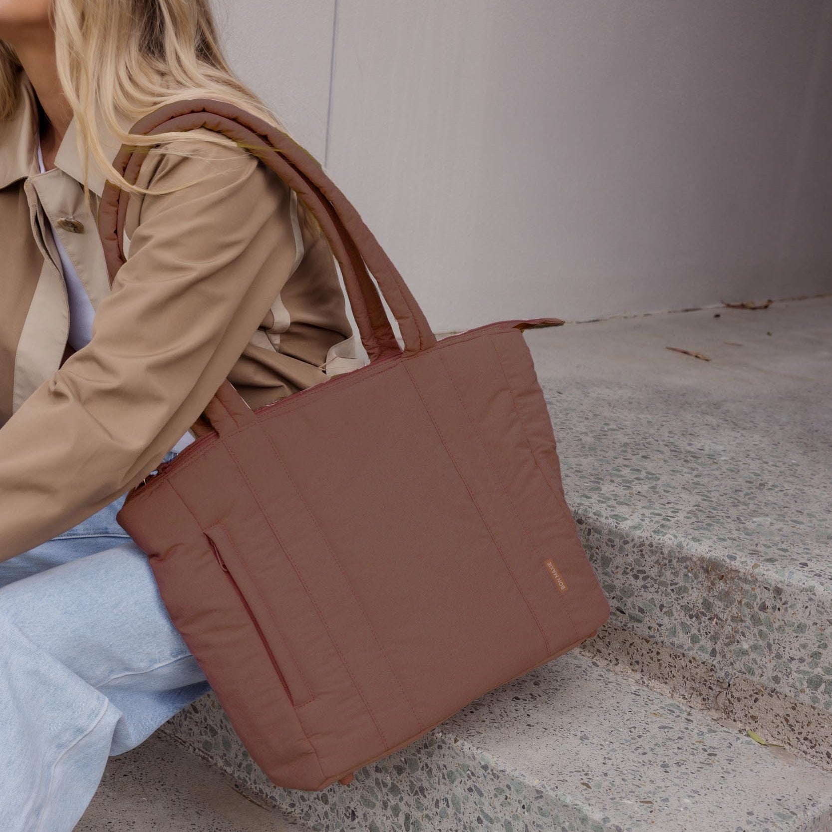 Everyday Tote Bag -- Chocolate