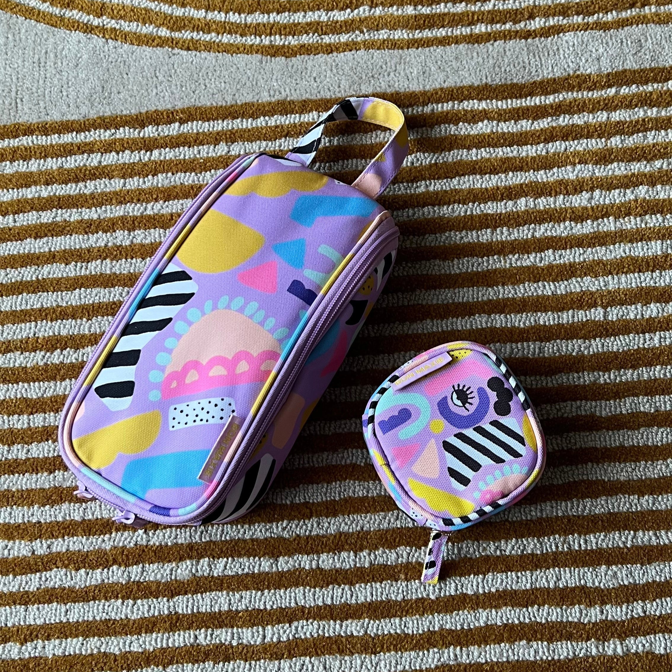 Travel Jewellery Case -- Eye Love Purple