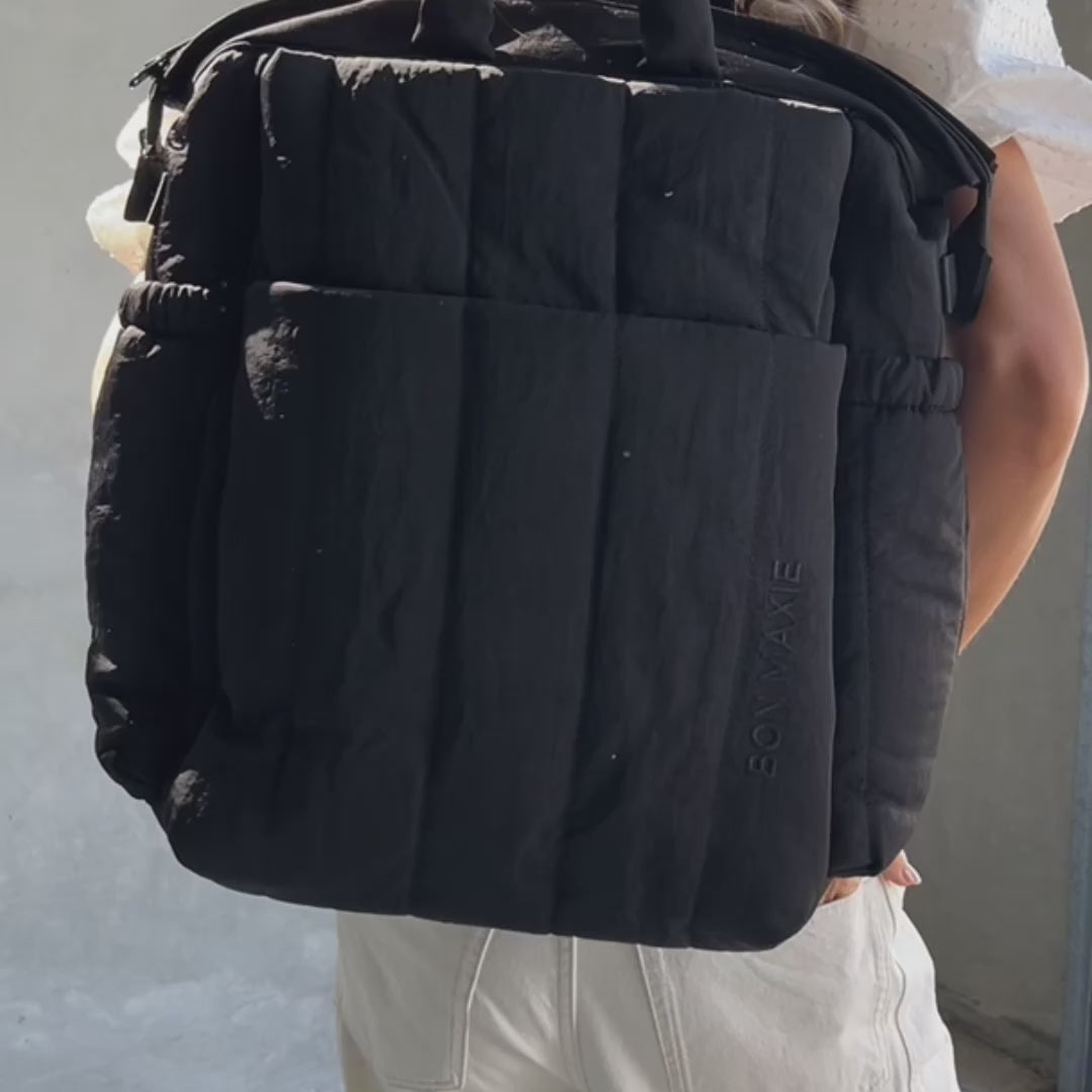 Cloudpack™ Backpack with Phone Pouch + Wet Bag -- Black