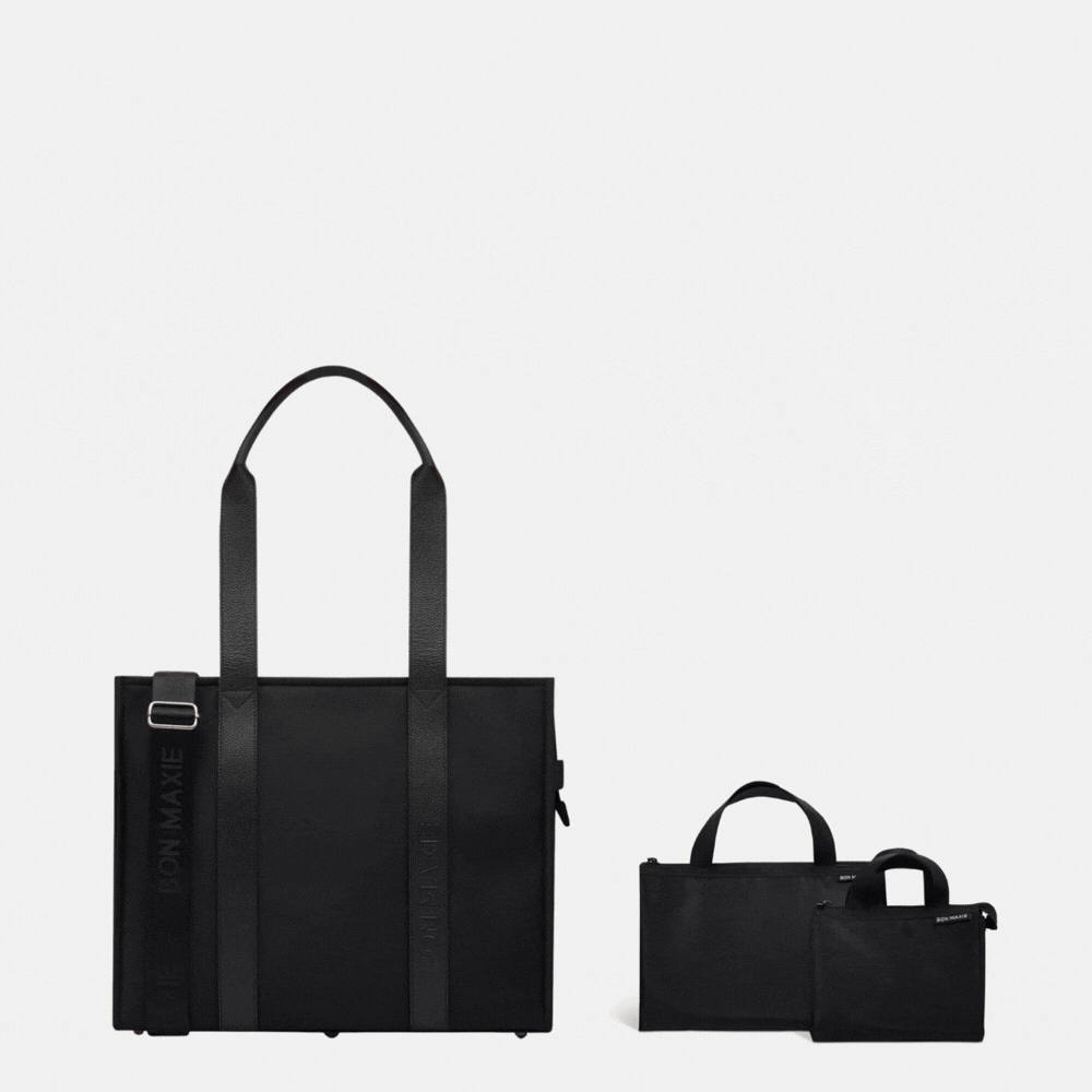SAVE $88—Large Structured Tote with leather trim + 5-Pocket Organiser Set