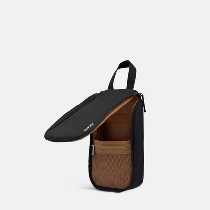 Slimline Washable Hanging Toiletry Bag -- Black