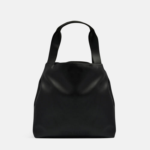 The Slouchy Tote - Nappa Leather -- Black
