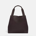 Slouchy Tote - Nappa Leather - Dark Chocolate
