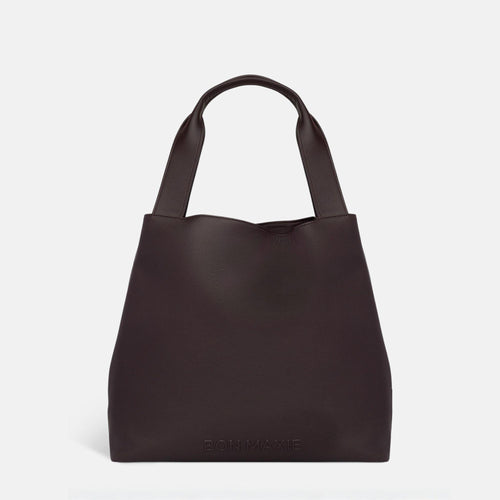 Slouchy Tote - Nappa Leather - Dark Chocolate