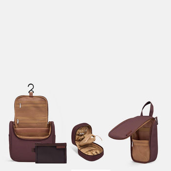 *SECONDS* SAVE $42—Toiletry Bag + Jewellery Case Bundle - Chocolate