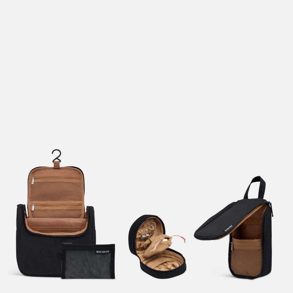 SAVE $28—Travel Toiletry Essentials Bundle - Black
