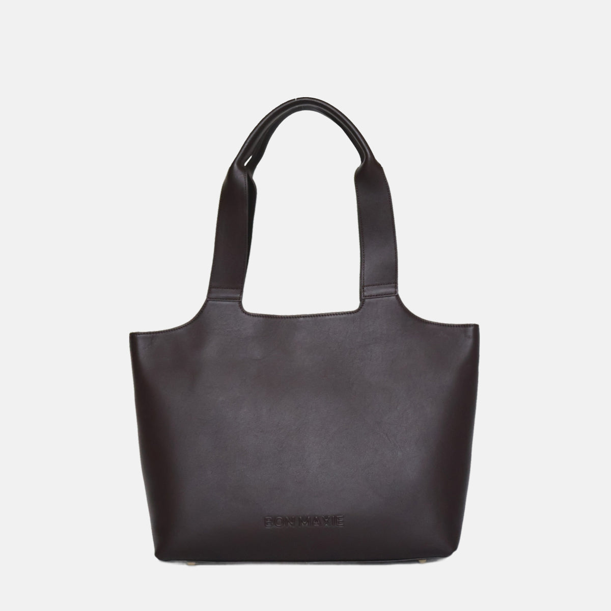 LIMITED STOCK: Maven Leather Tote Bag - Dark Chocolate Nappa