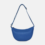 LIMITED STOCK: Slouchy Crescent Crossbody Bag - Cobalt