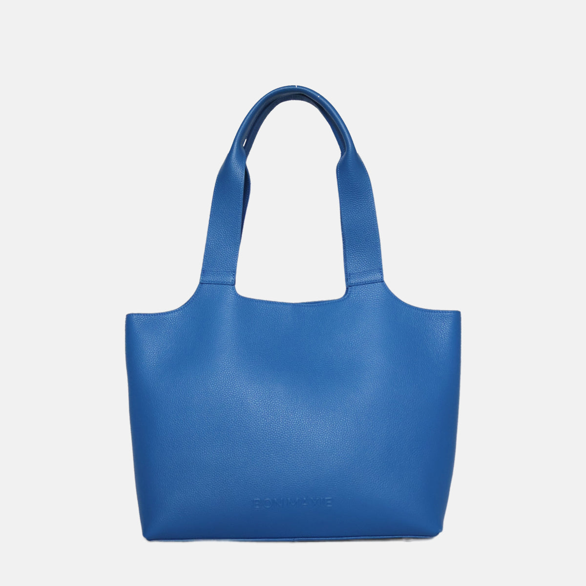 LIMITED STOCK: Maven Leather Tote Bag - Cobalt Pebble