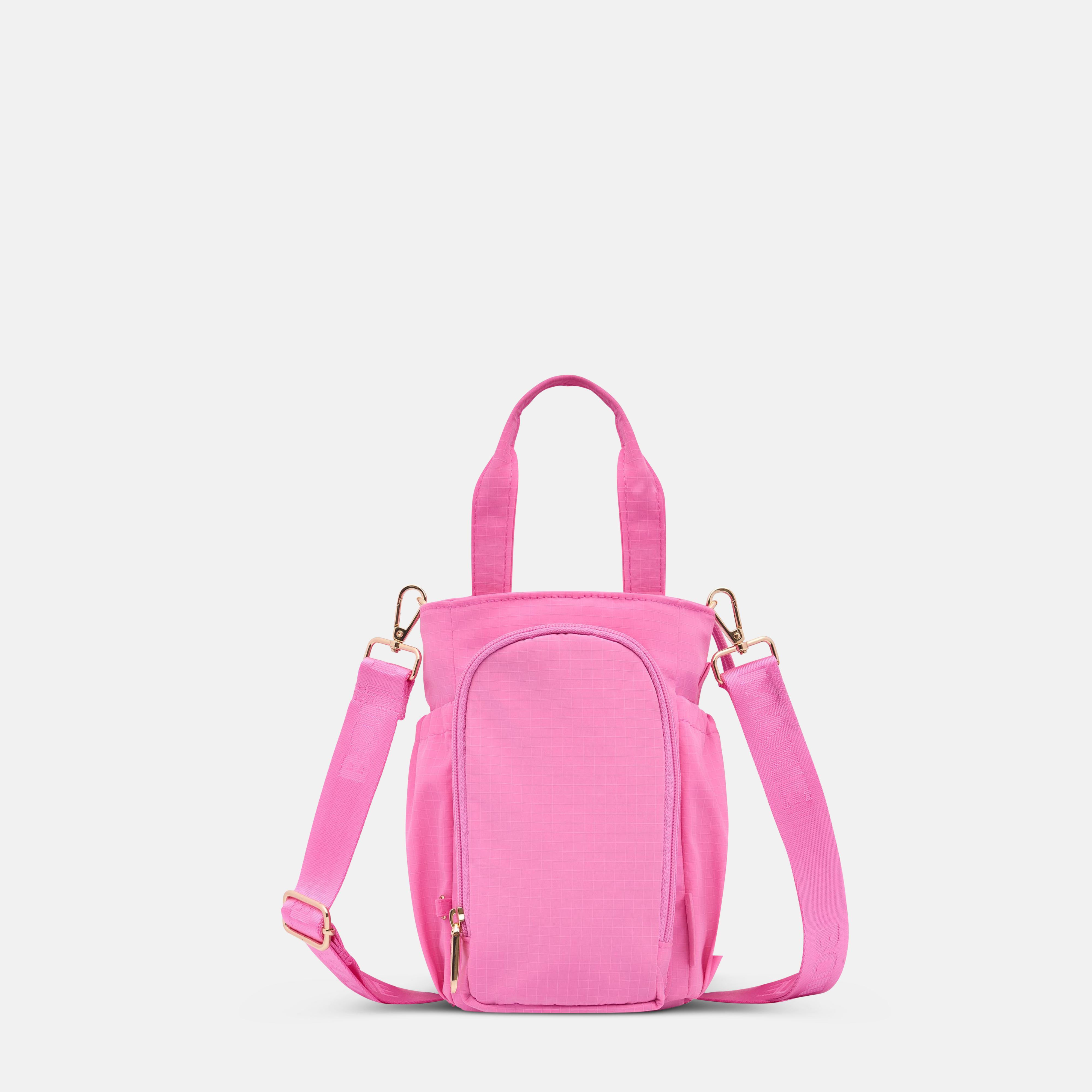 Multi-Wear Drink Bottle Bag with handles - Pink
