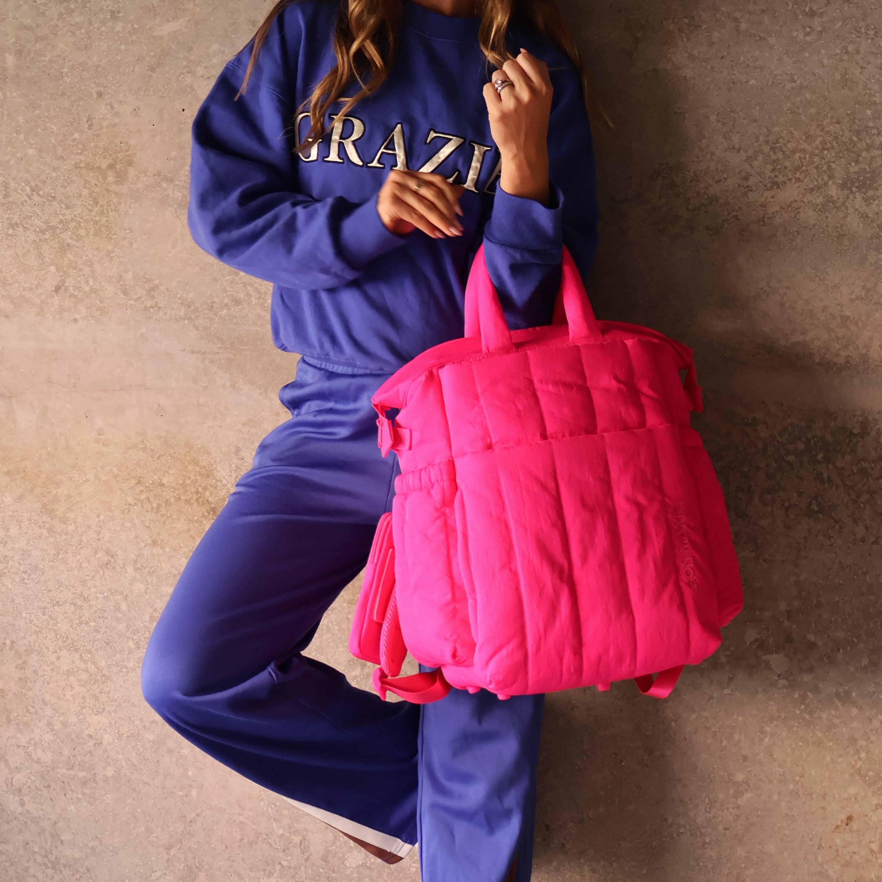 Cloudpack™ Backpack + Phone Pouch + Wet Bag Set - Neon Pink