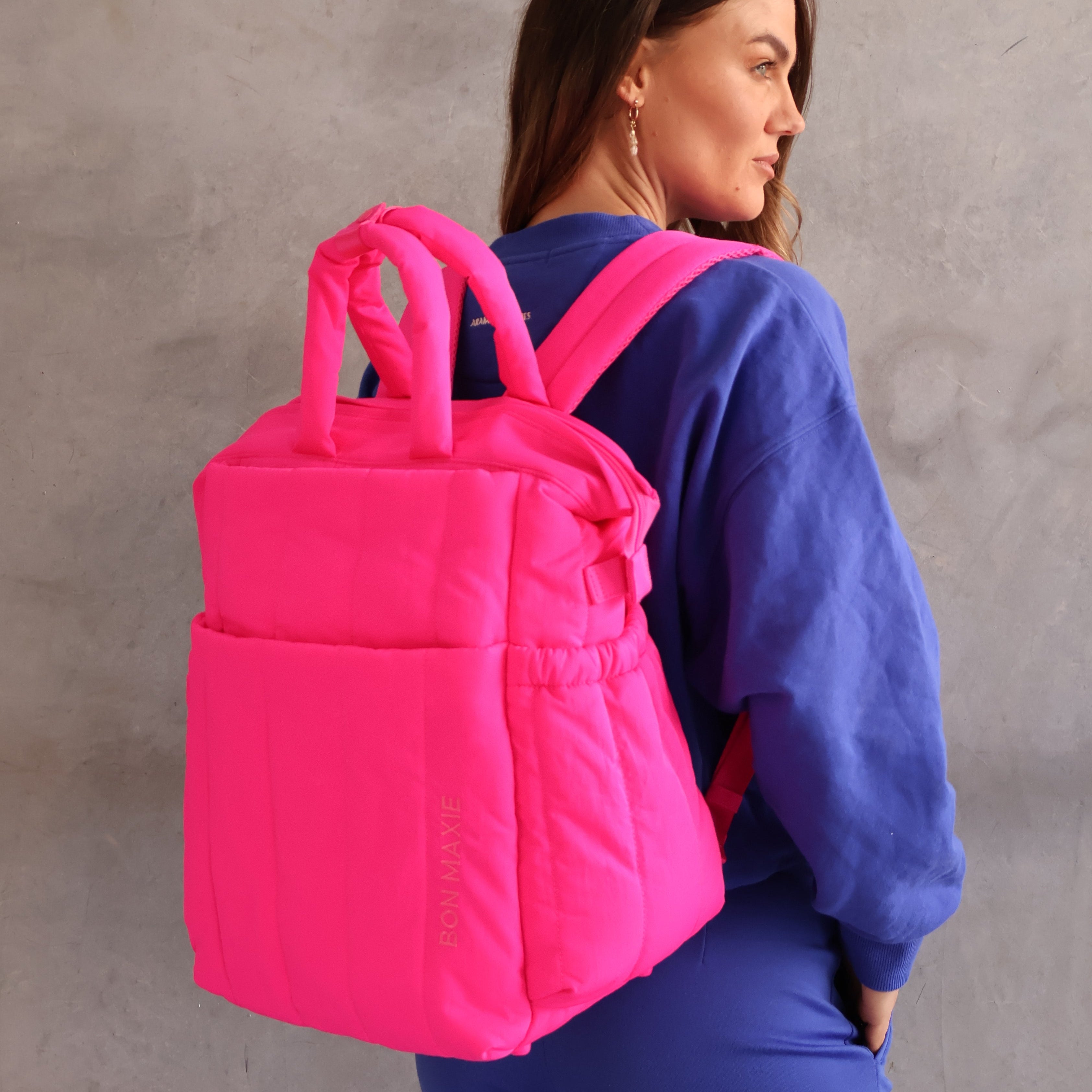 Cloudpack™ Backpack + Phone Pouch + Wet Bag Set - Neon Pink