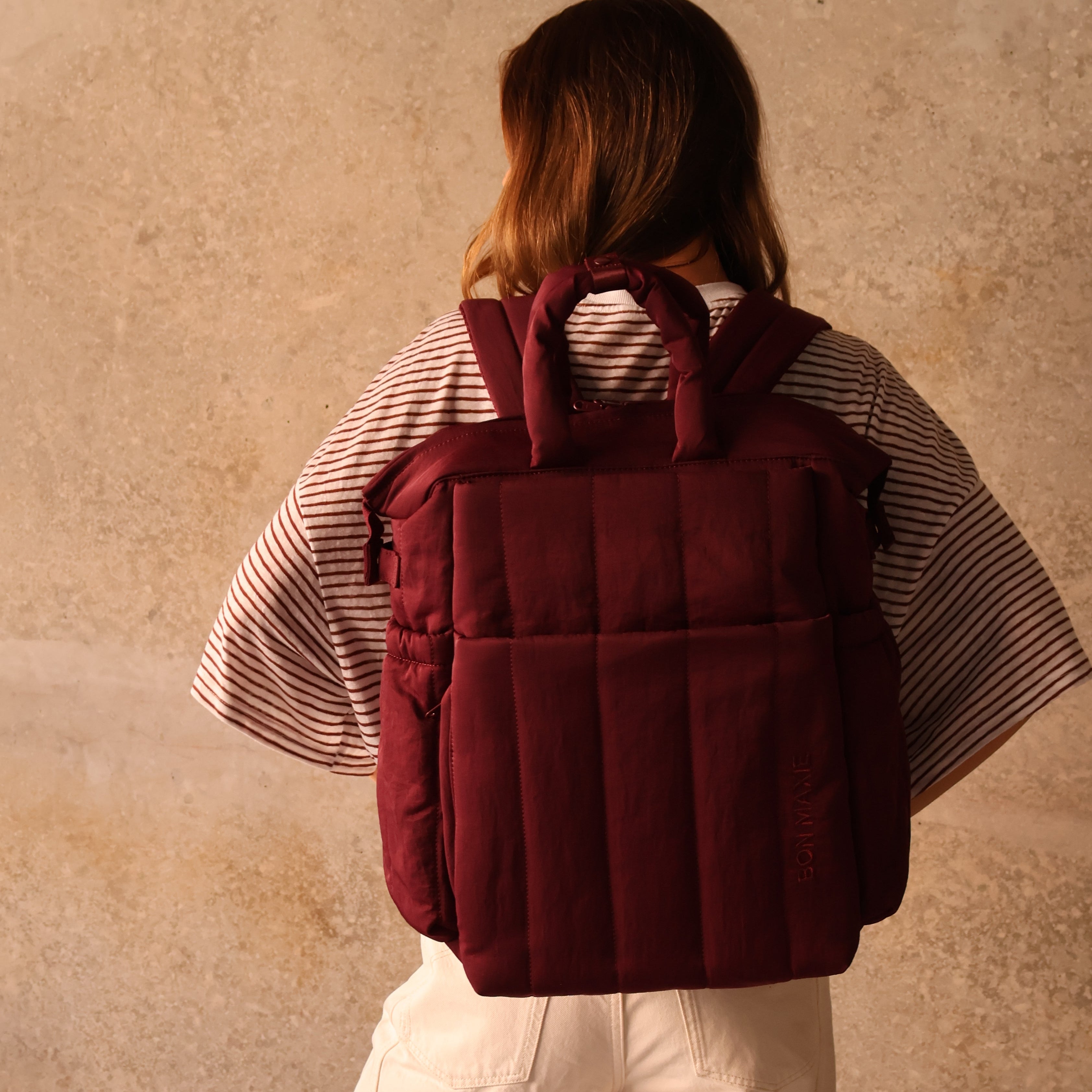 Cloudpack™ Backpack + Phone Pouch + Wet Bag - Burgundy