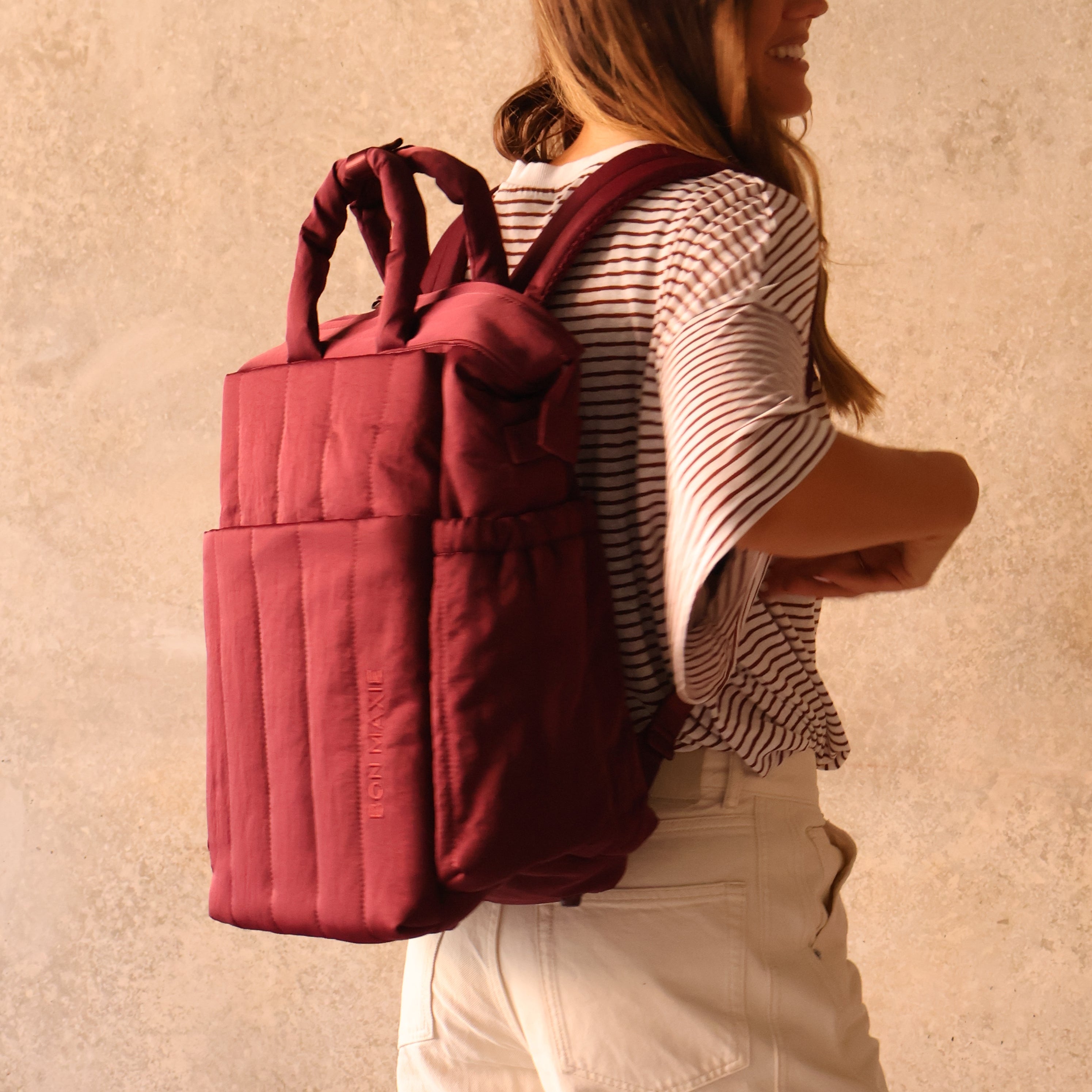 Cloudpack™ Backpack + Phone Pouch + Wet Bag - Burgundy