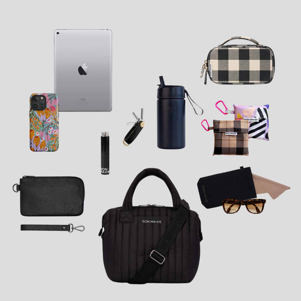 Puffy Pillow Crossbody Bag -- Black
