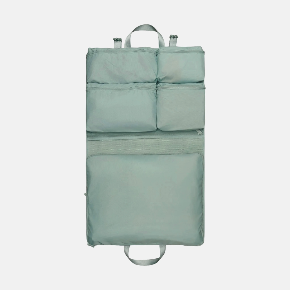 Multi-Pocket Hanging Packing Cube with compression- Sage