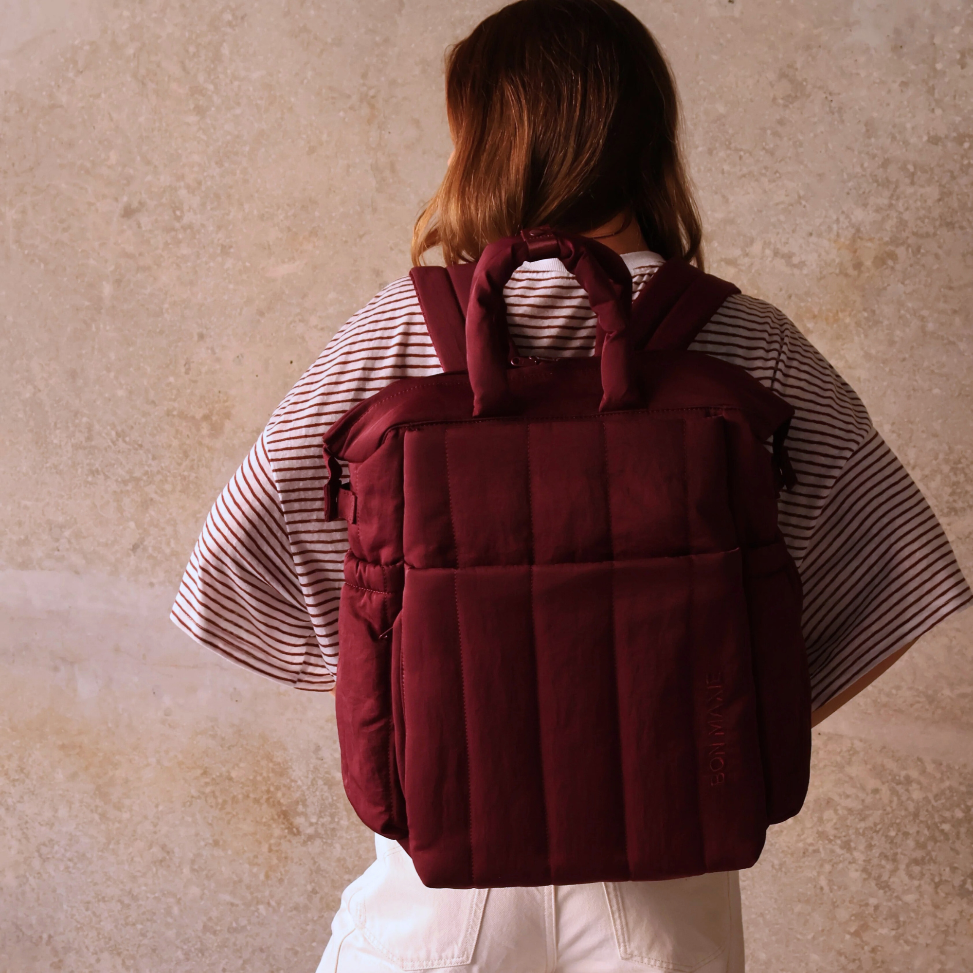 Cloudpack™ Backpack + Phone Pouch + Wet Bag - Burgundy