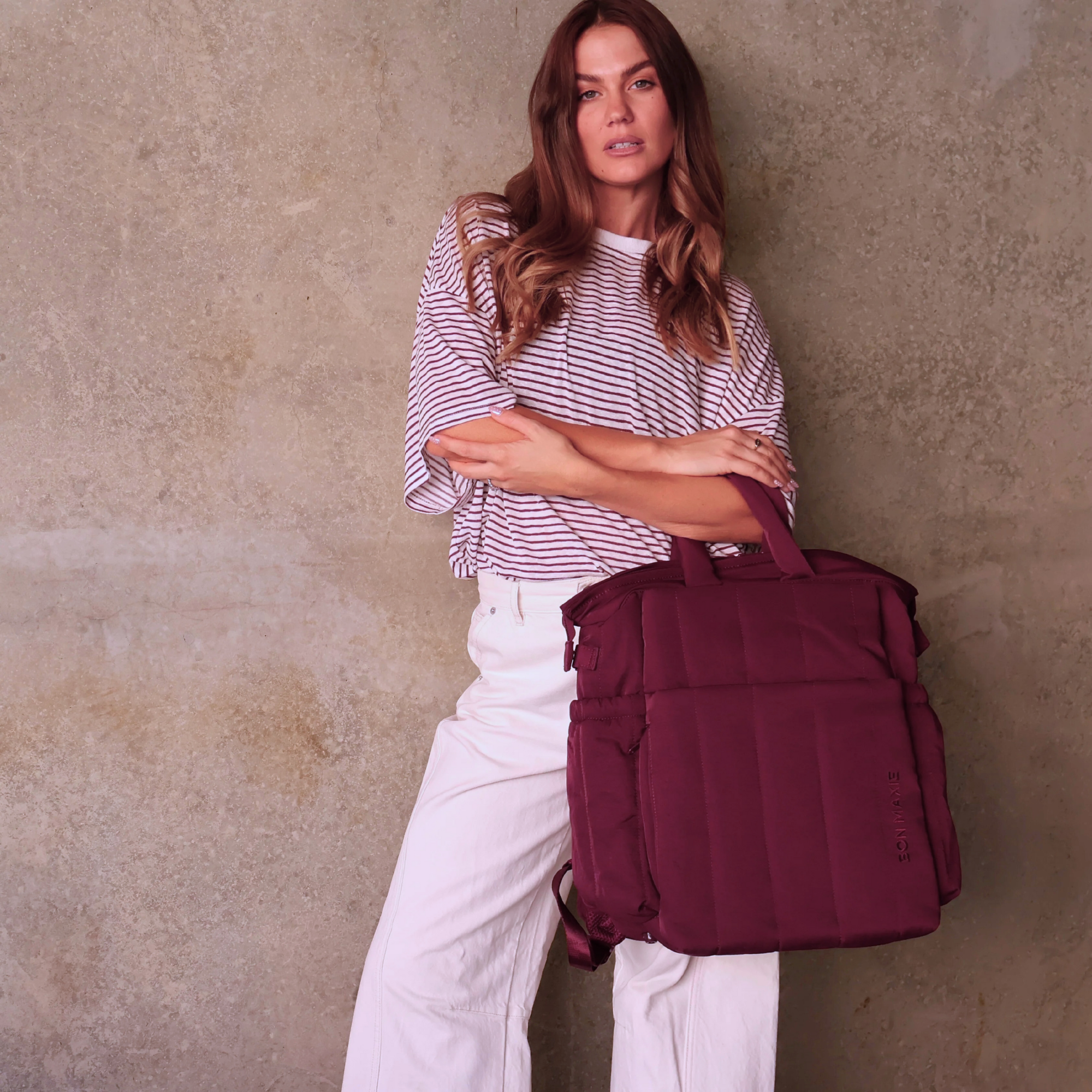 Cloudpack™ Backpack + Phone Pouch + Wet Bag - Burgundy