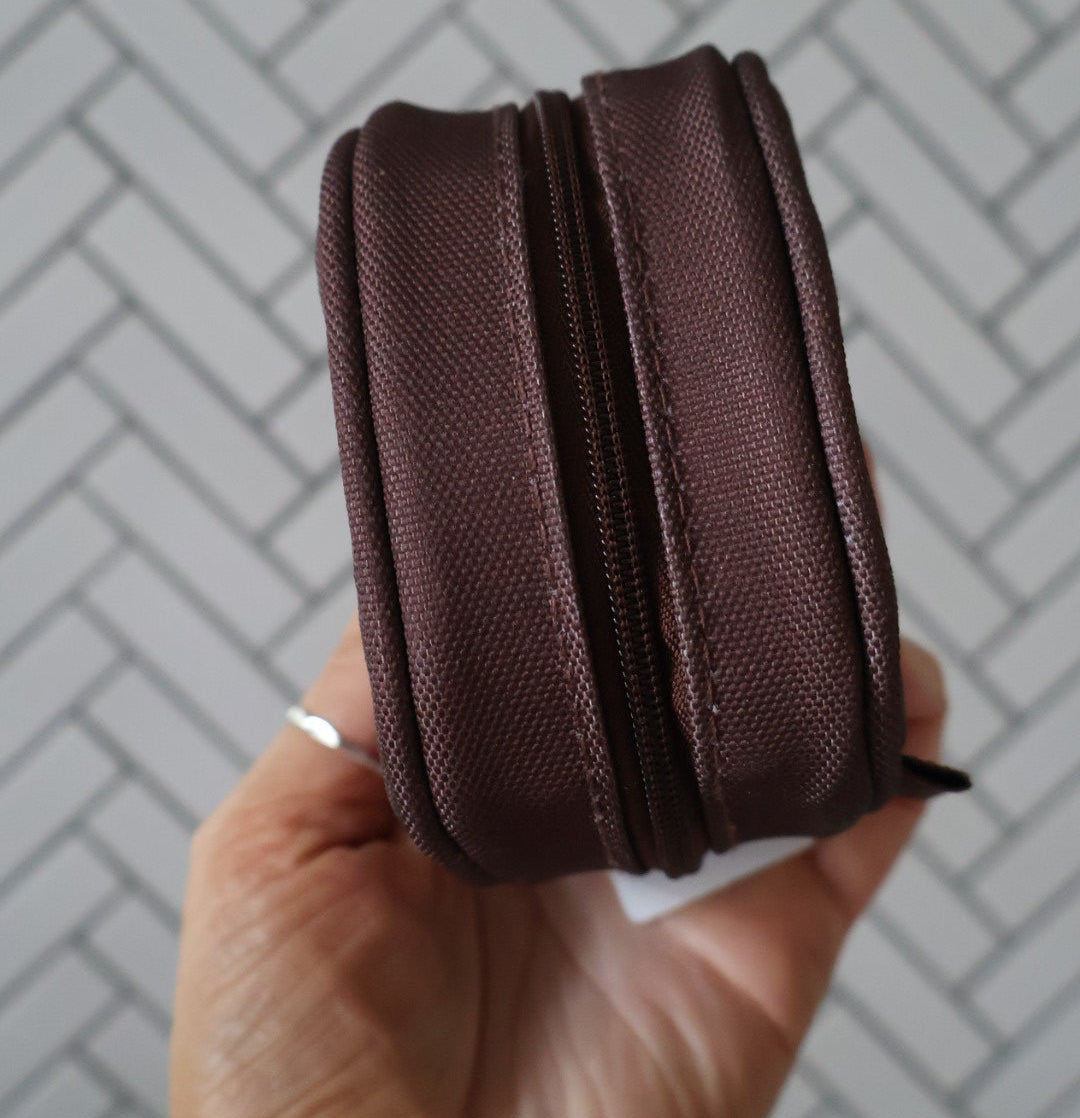 *SECONDS* SAVE $42—Toiletry Bag + Jewellery Case Bundle - Chocolate