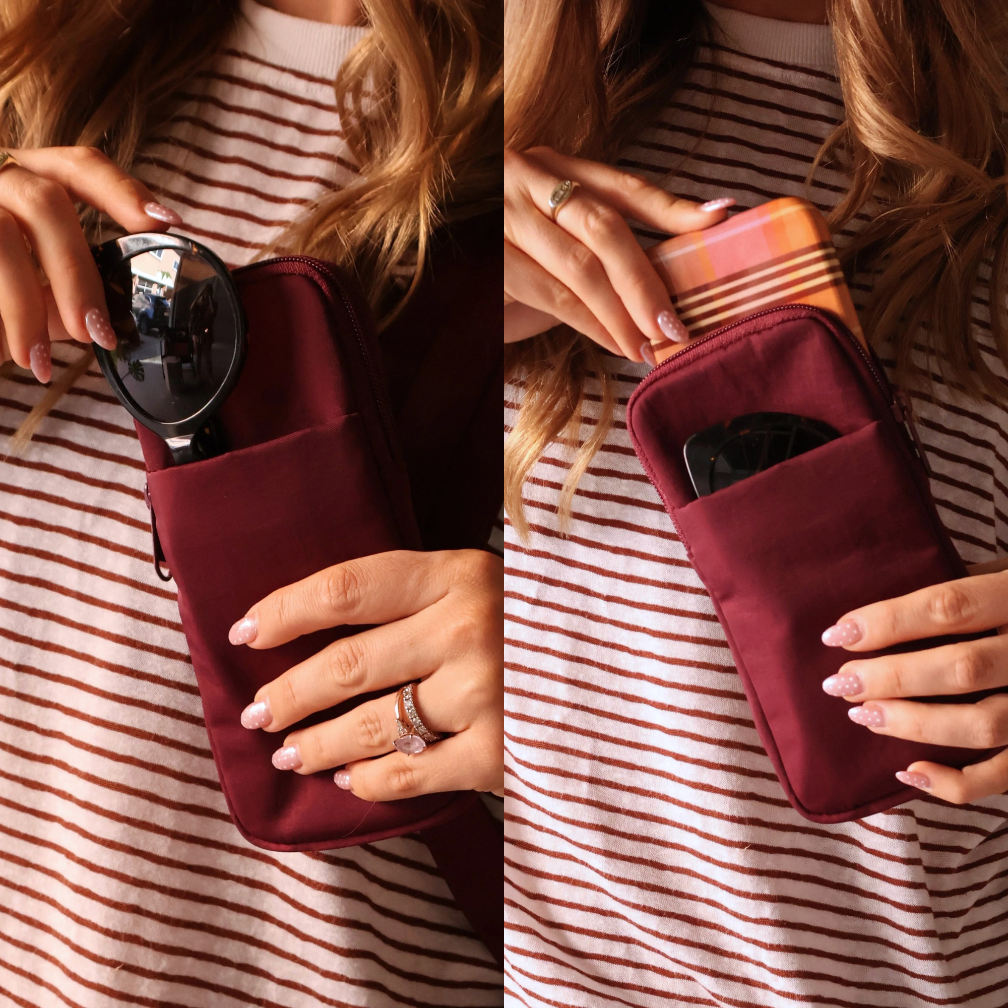 Cloudpack™ Backpack + Phone Pouch + Wet Bag - Burgundy