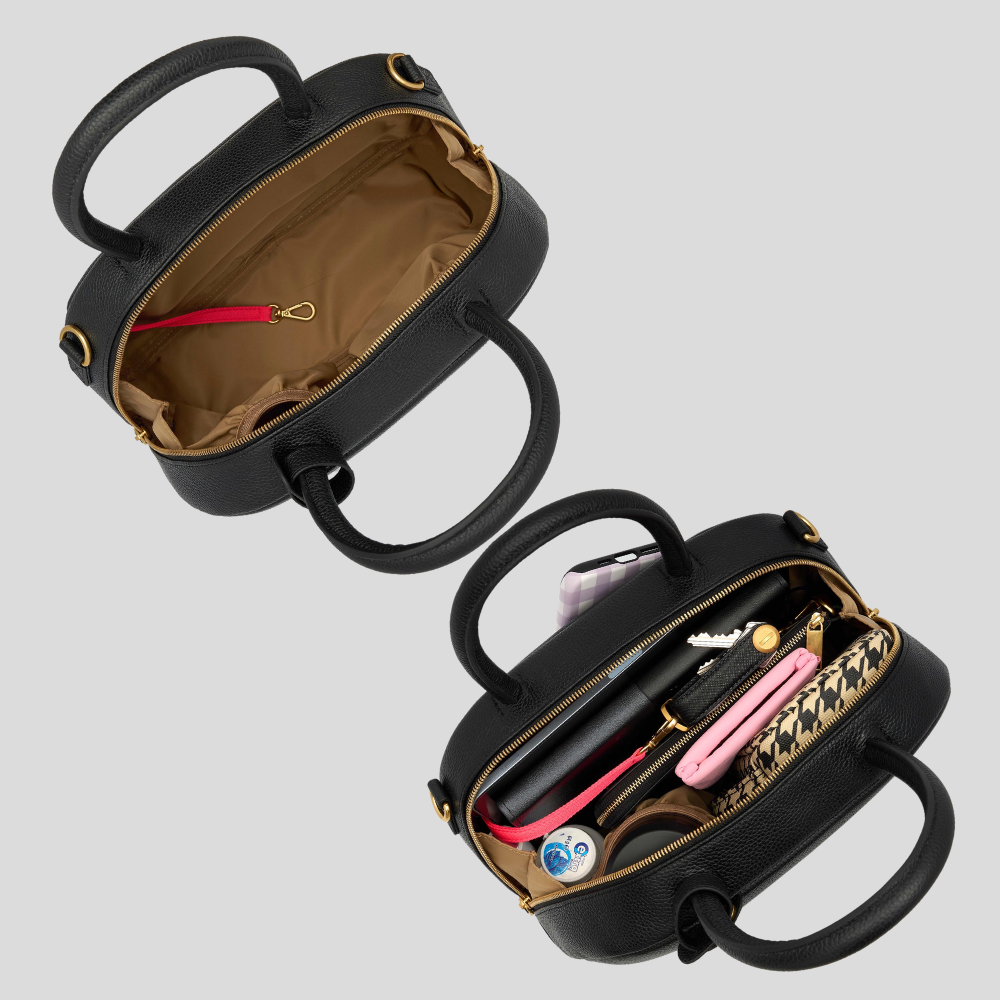 Bowler Leather Crossbody Bag -- Snake