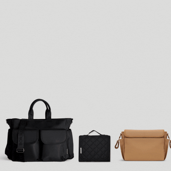 MULTI-POCKET BABY BAG BUNDLE + PRAM CADDY