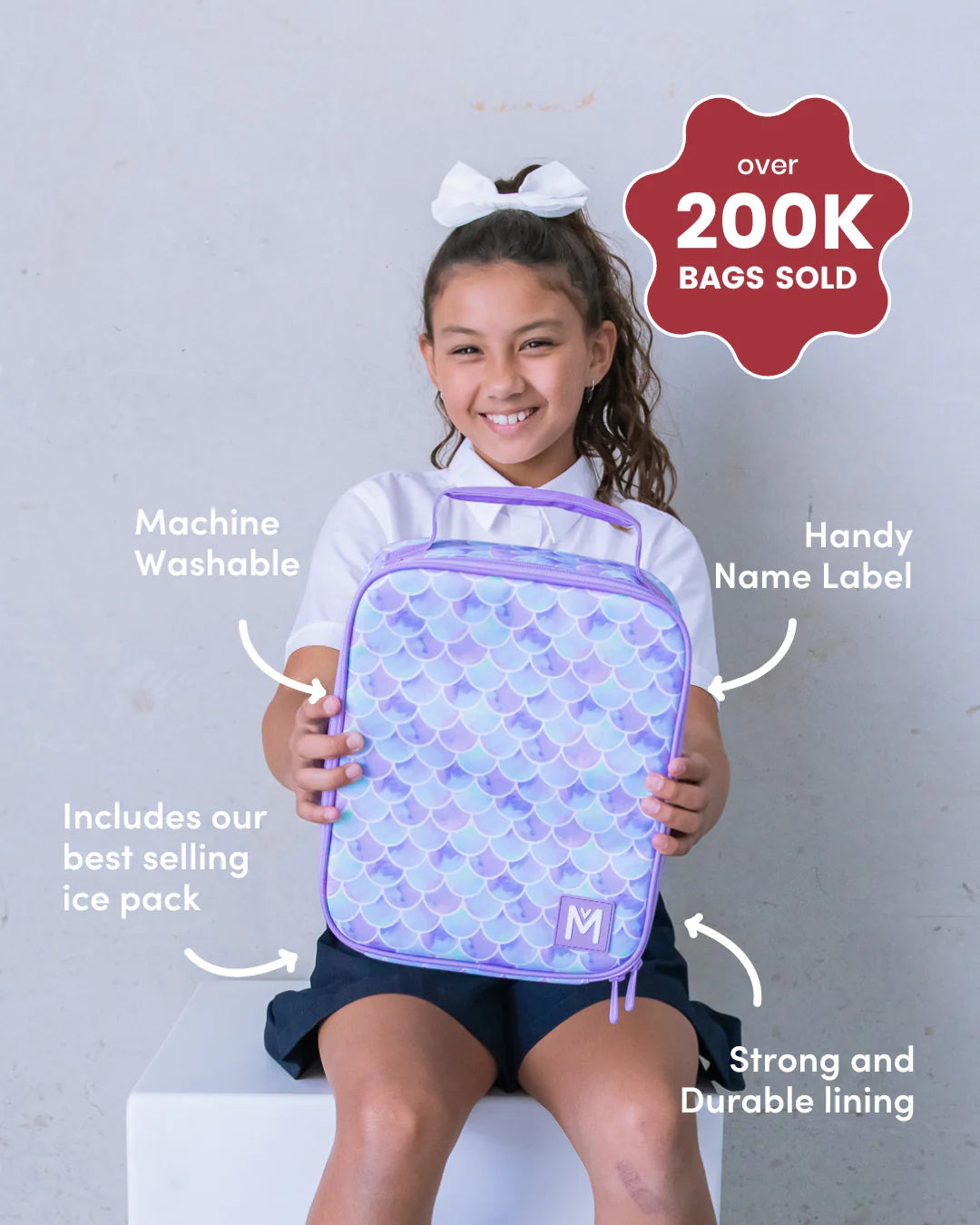 Insulated Lunch Bag Large -- Montii Safari