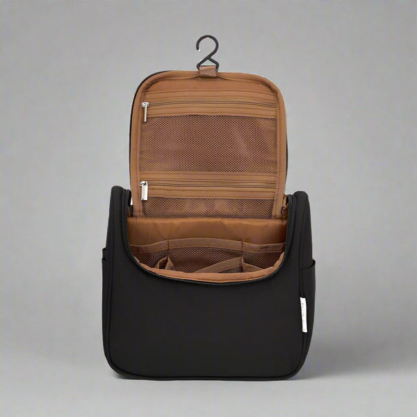 Bon Voyage Travel Toiletry Bag in Black Cosmetic Vanity Case BON MAXIE