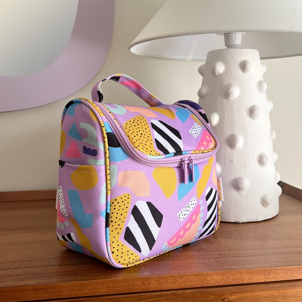 Bon Voyage Travel Toiletry Bag - Eye Love Purple