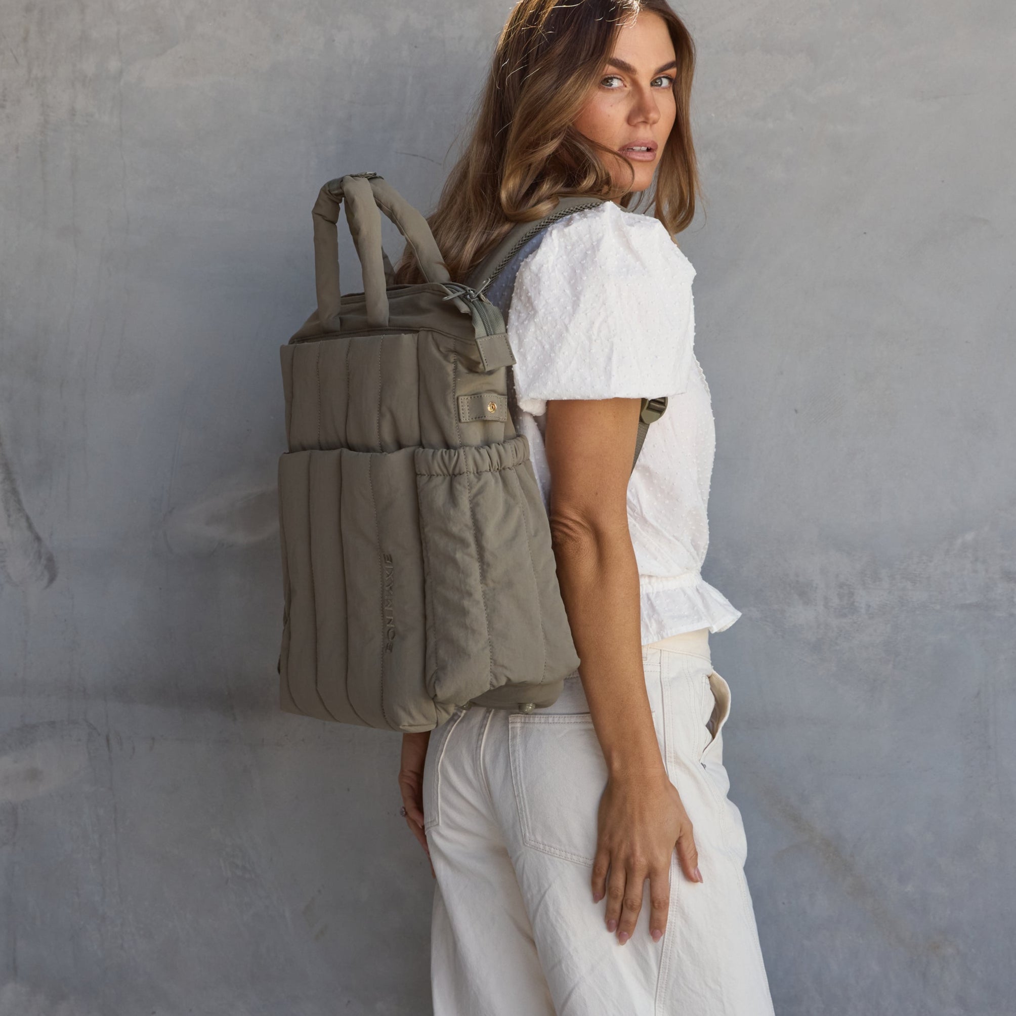 Cloudpack Backpack + Phone Pouch -- Sage