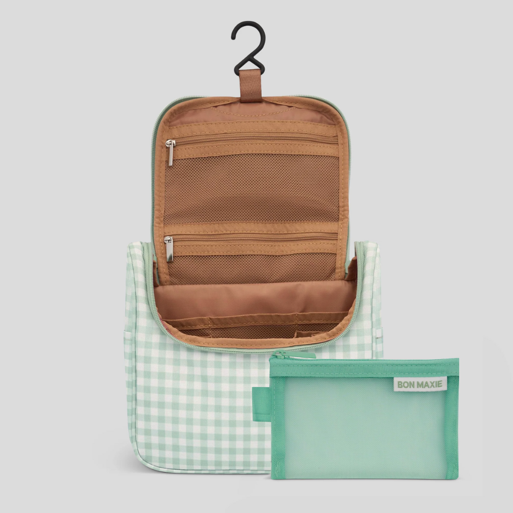 sage toiletry bag