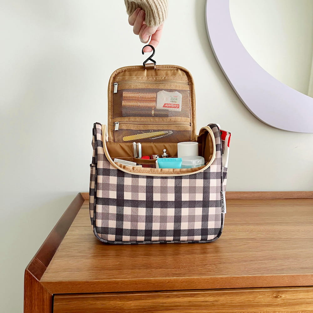 Bon Voyage Travel Toiletry Bag - Tartan Toiletry Bags