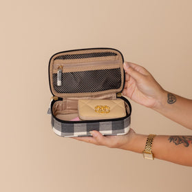 Handy Handle Case -- Black Gingham