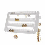 Mini Metal Easy - Drop Jewellery Stand/Hanger - White Jewellery Organiser WHITE